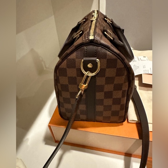 SOLD New in Box Louis Vuitton Speedy Bandoulière 25 Damier Canvas Ebene - Picture 8 of 16